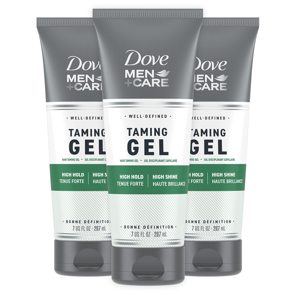 Dove Men+Care Styling Gel strong hold bottle for active days