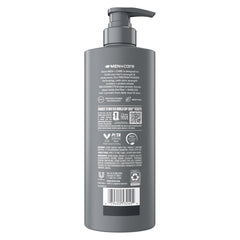 Dove Men+Care tecnología Protein Power: reparación profunda de la fibra capilar.