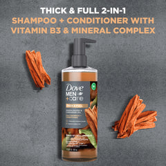 DOVE MEN + CARE con vitamina B3 y minerales para aspecto saludable.
