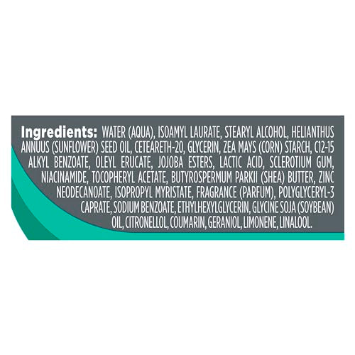 Dove Men+Care Whole Body Deo Cream dermatologist-tested seal conveys trust.