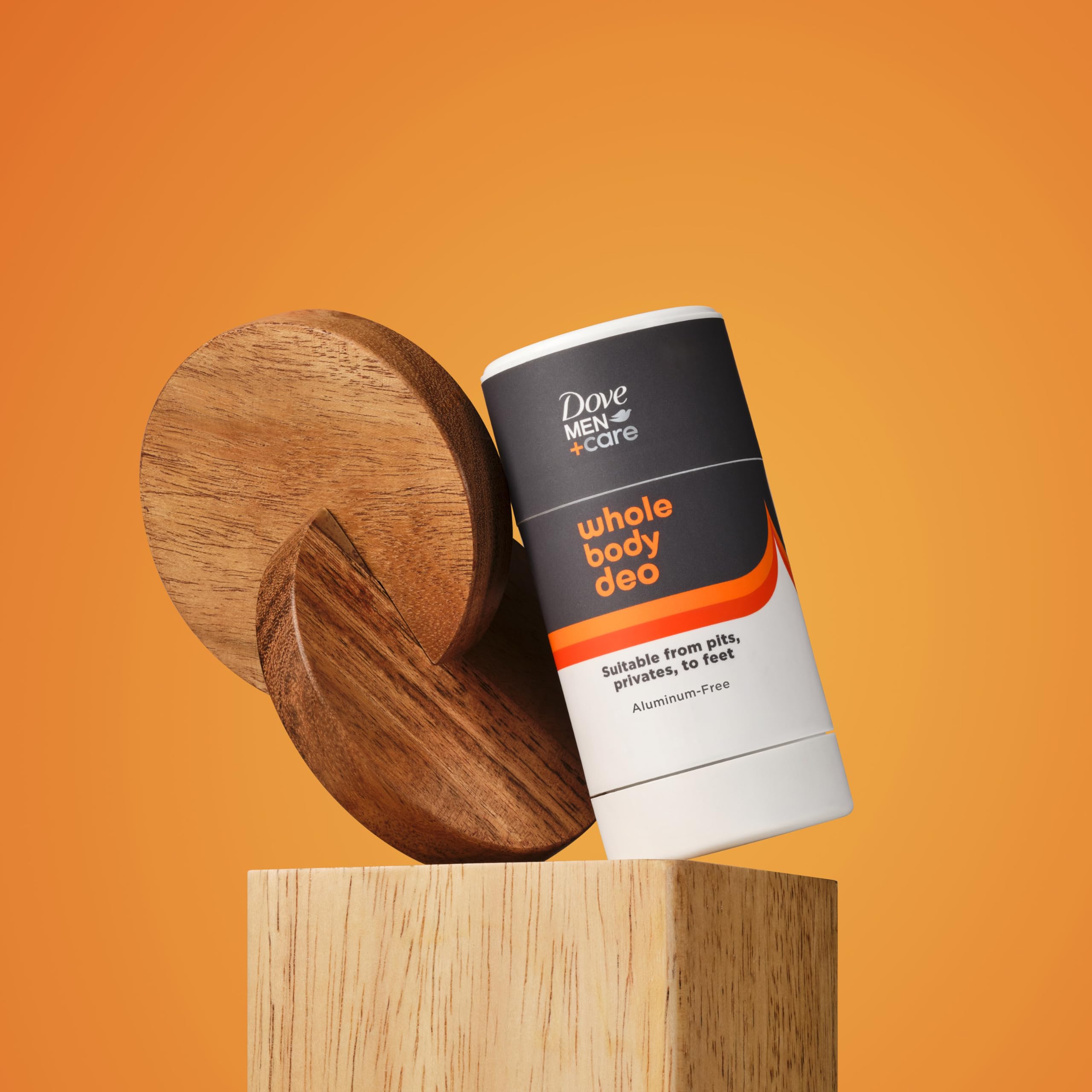 DOVE Men+Care Whole Body Deo is aluminum-free and paraben-free on label.