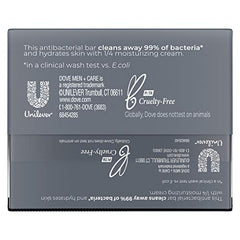 Close-up of creamy lather forming from Dove Men+Care Skin Defense bar.