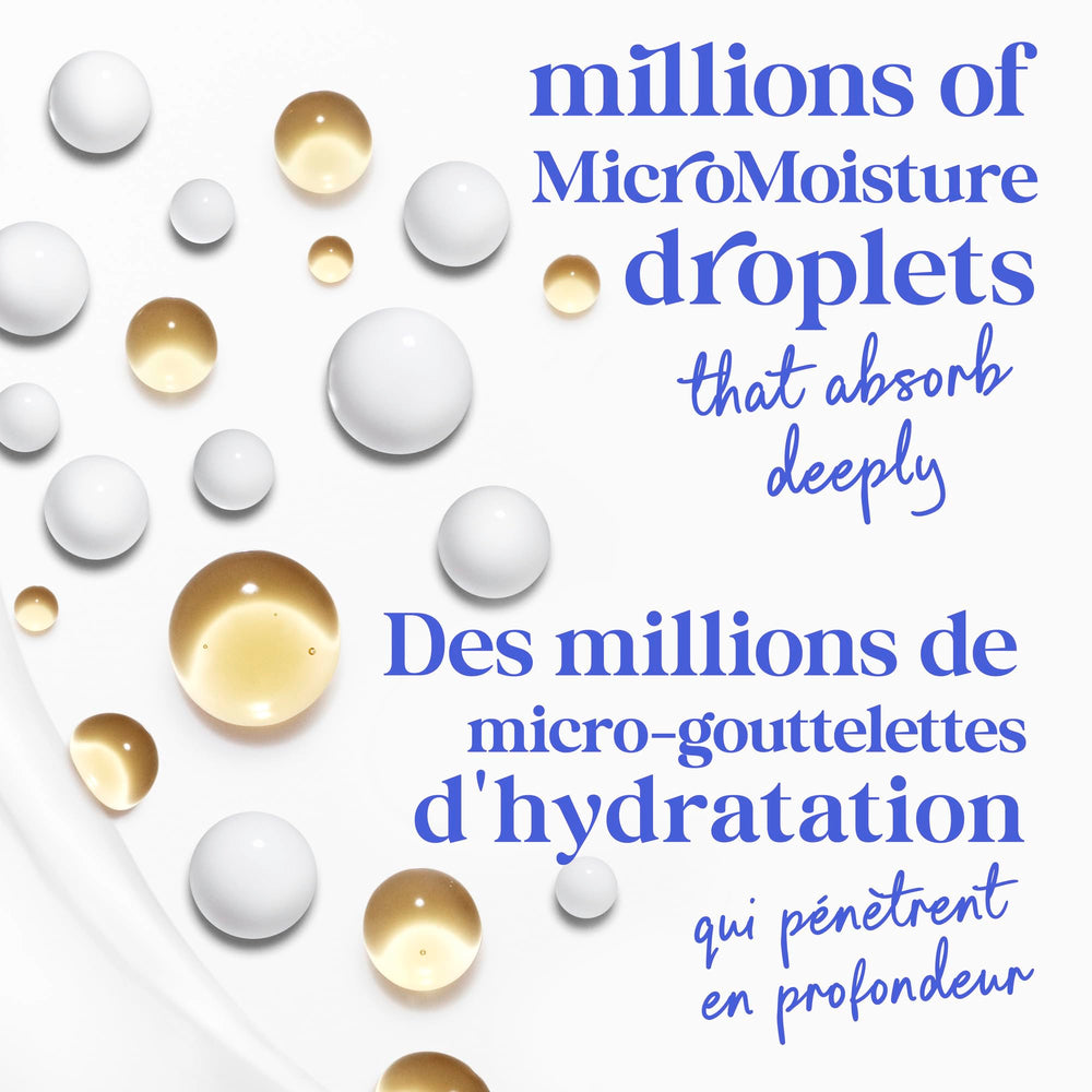 Dove microbiome-friendly formula cleanses while preserving the skin's protective balance.
