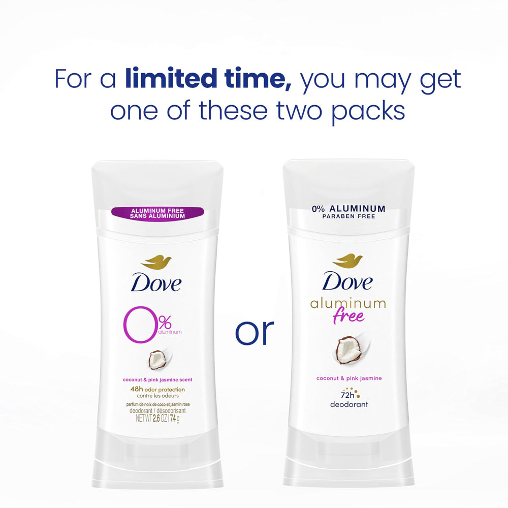 Dove odor protection graphic indicating up to 48 hours of freshness