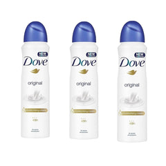 Dove Original desodorante en aerosol 48h para axilas, protección duradera.