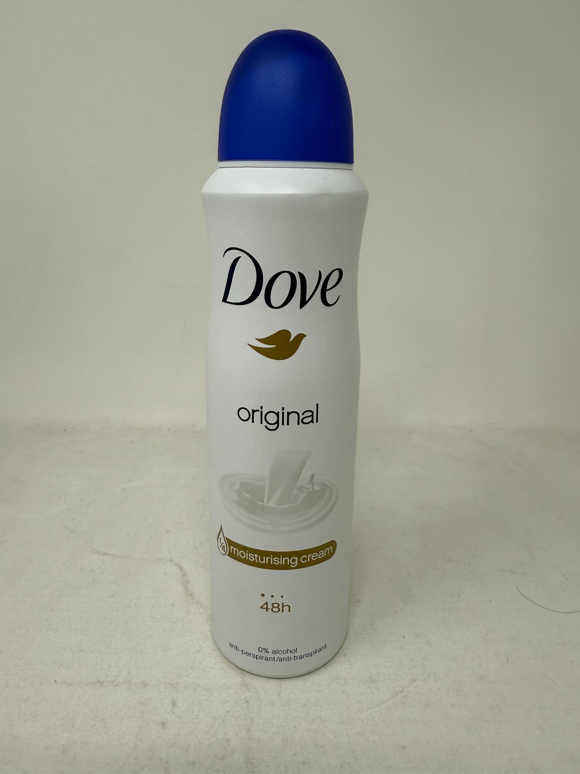 Dove Original desodorante sin alcohol para piel sensible.