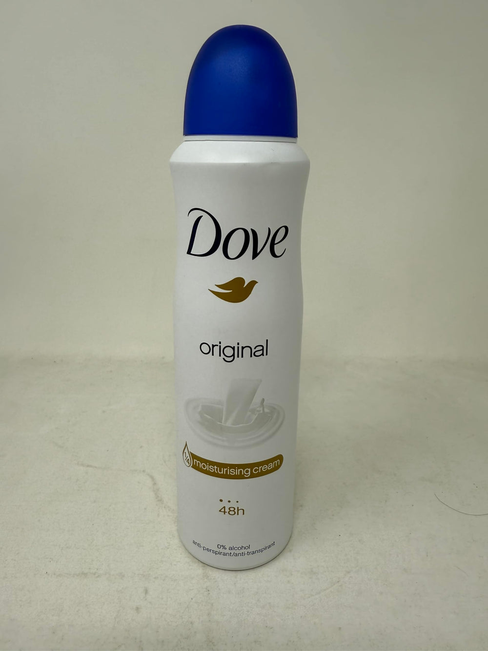 Dove Original desodorante sin alcohol para piel sensible.
