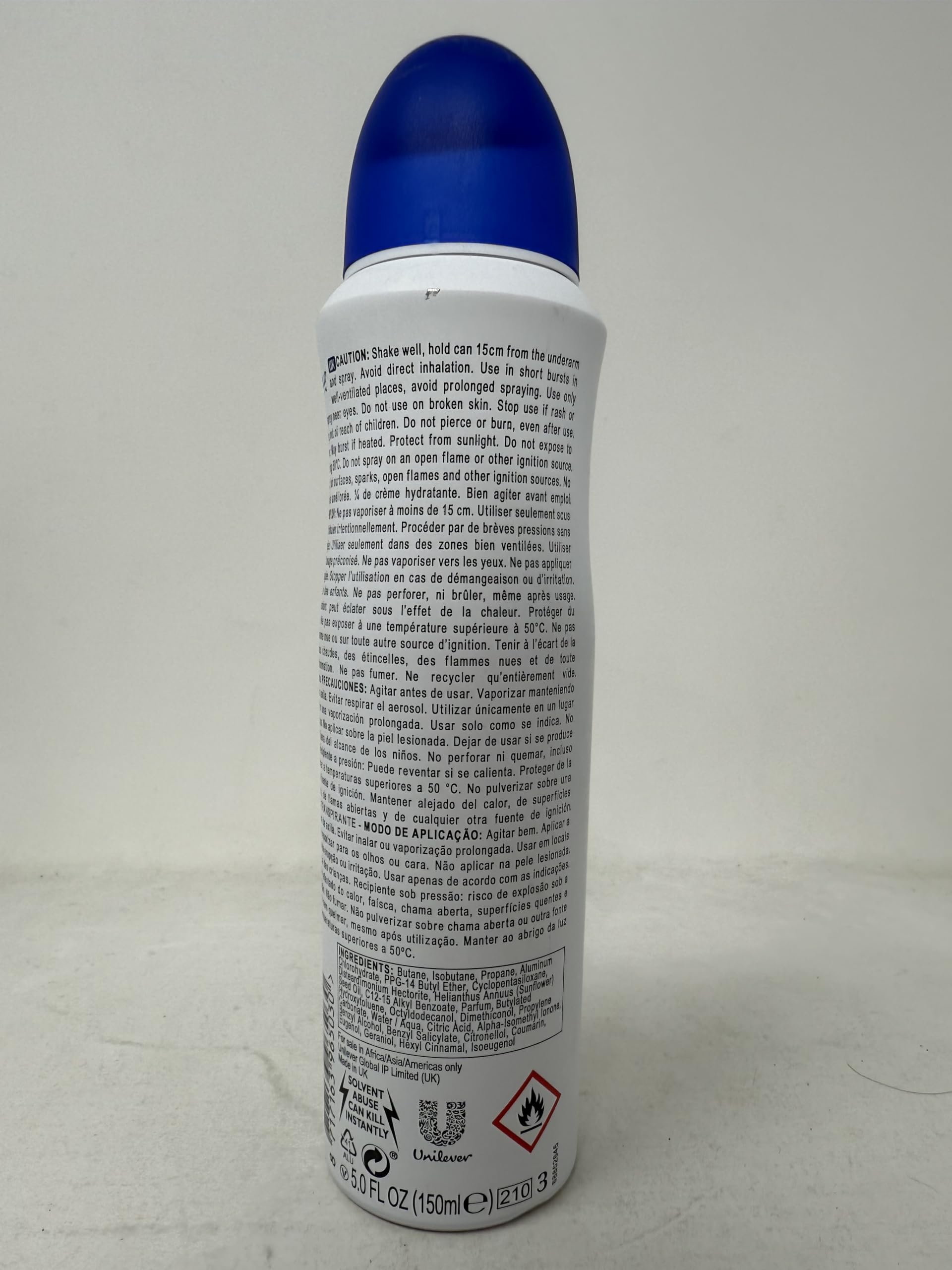 Dove Original pack de tres desodorantes, ahorro práctico y protección continua.
