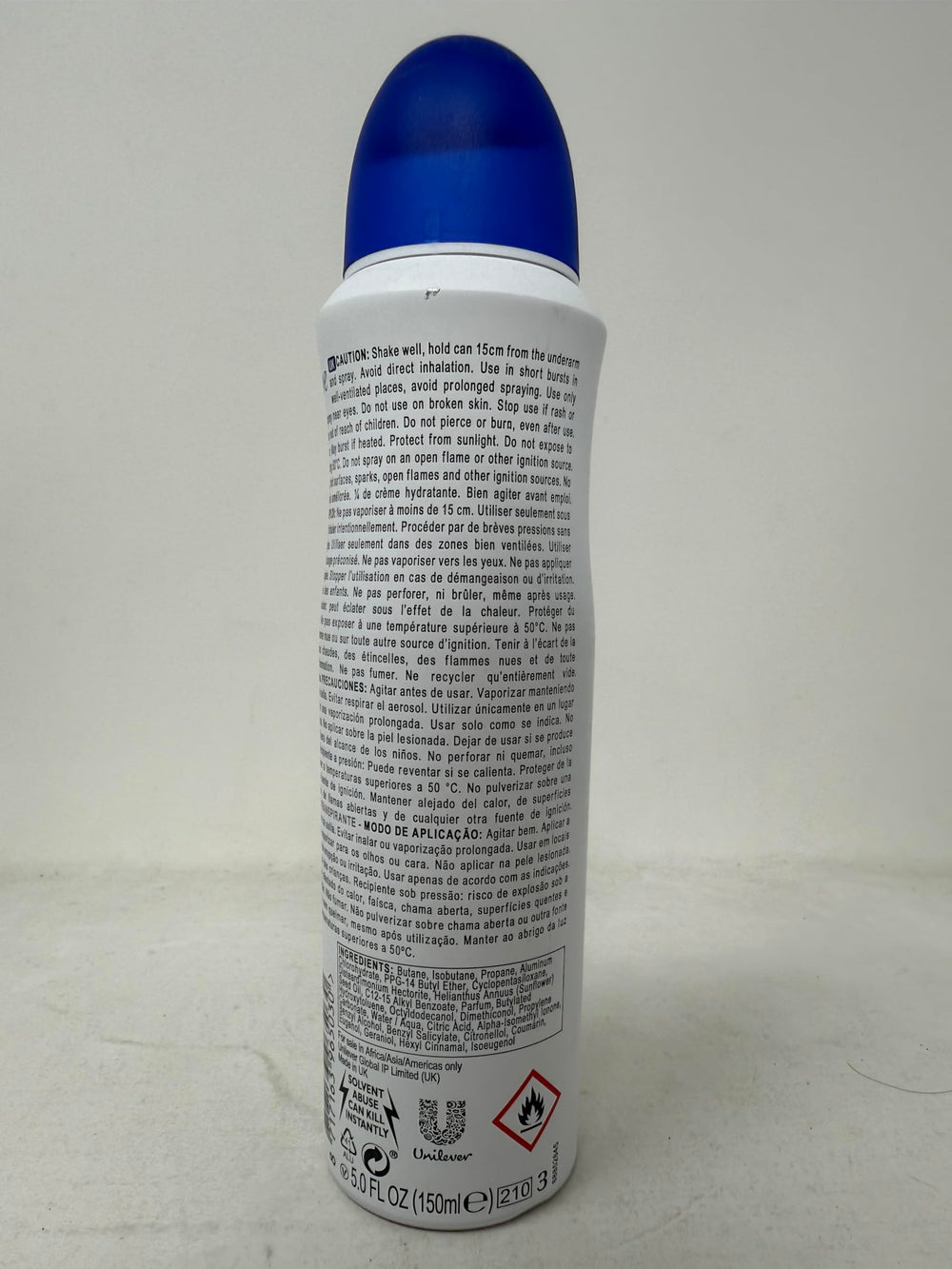 Dove Original pack de tres desodorantes, ahorro práctico y protección continua.
