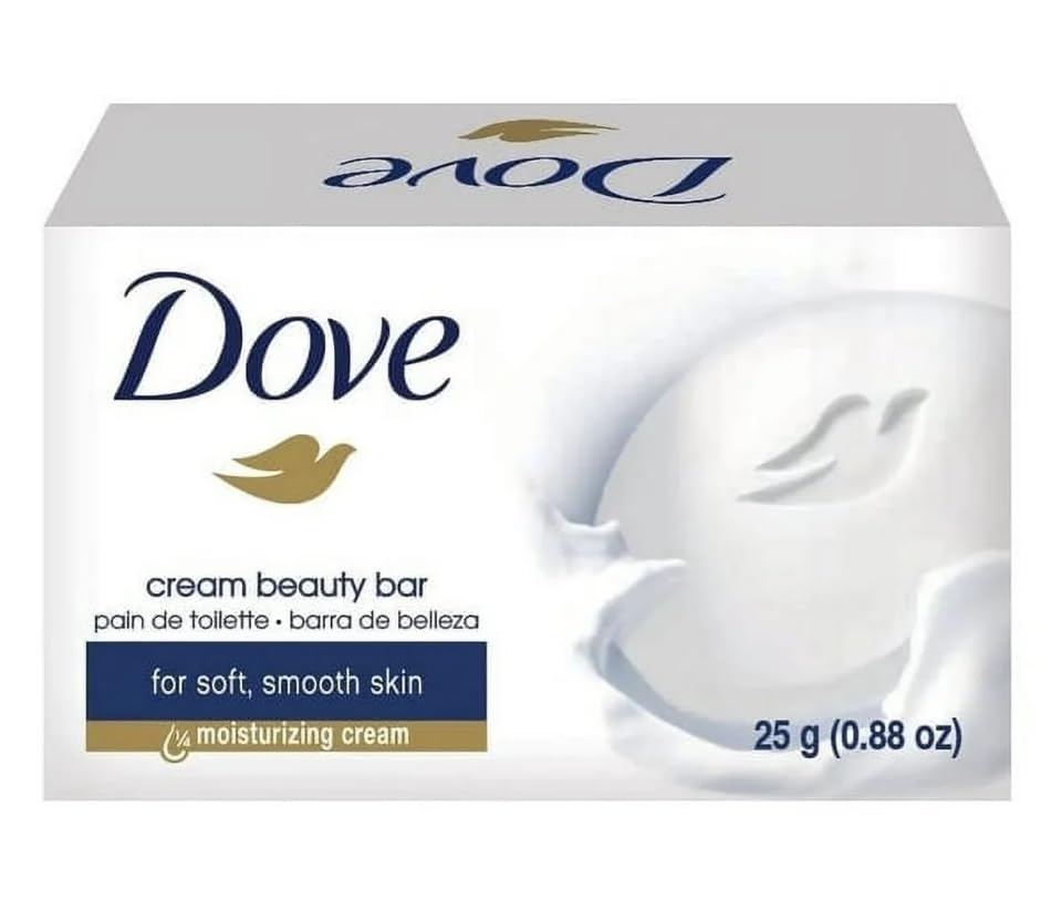 Paquete de 12 barras Dove, 25 g, excelente para viajes y bolsos.