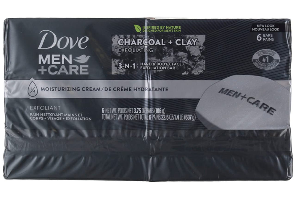 Pack de 6 barras Dove en display, opción conveniente para la ducha diaria.