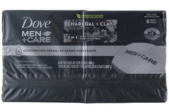 Pack de 6 barras Dove en display, opción conveniente para la ducha diaria.