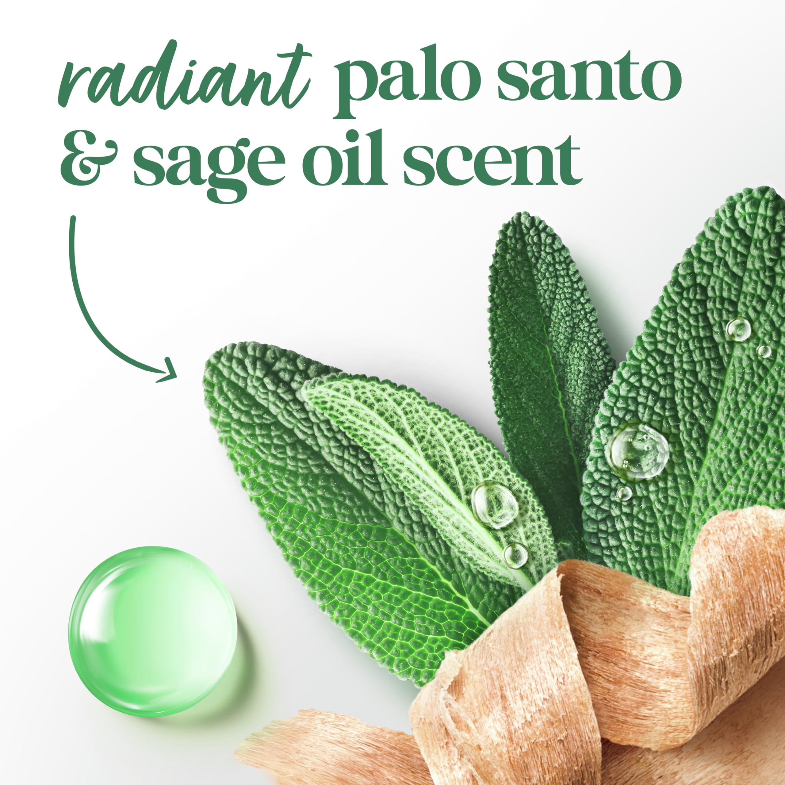 Dove Palo Santo & Sage solid stick applying underarm after shaving for comfortable wear.