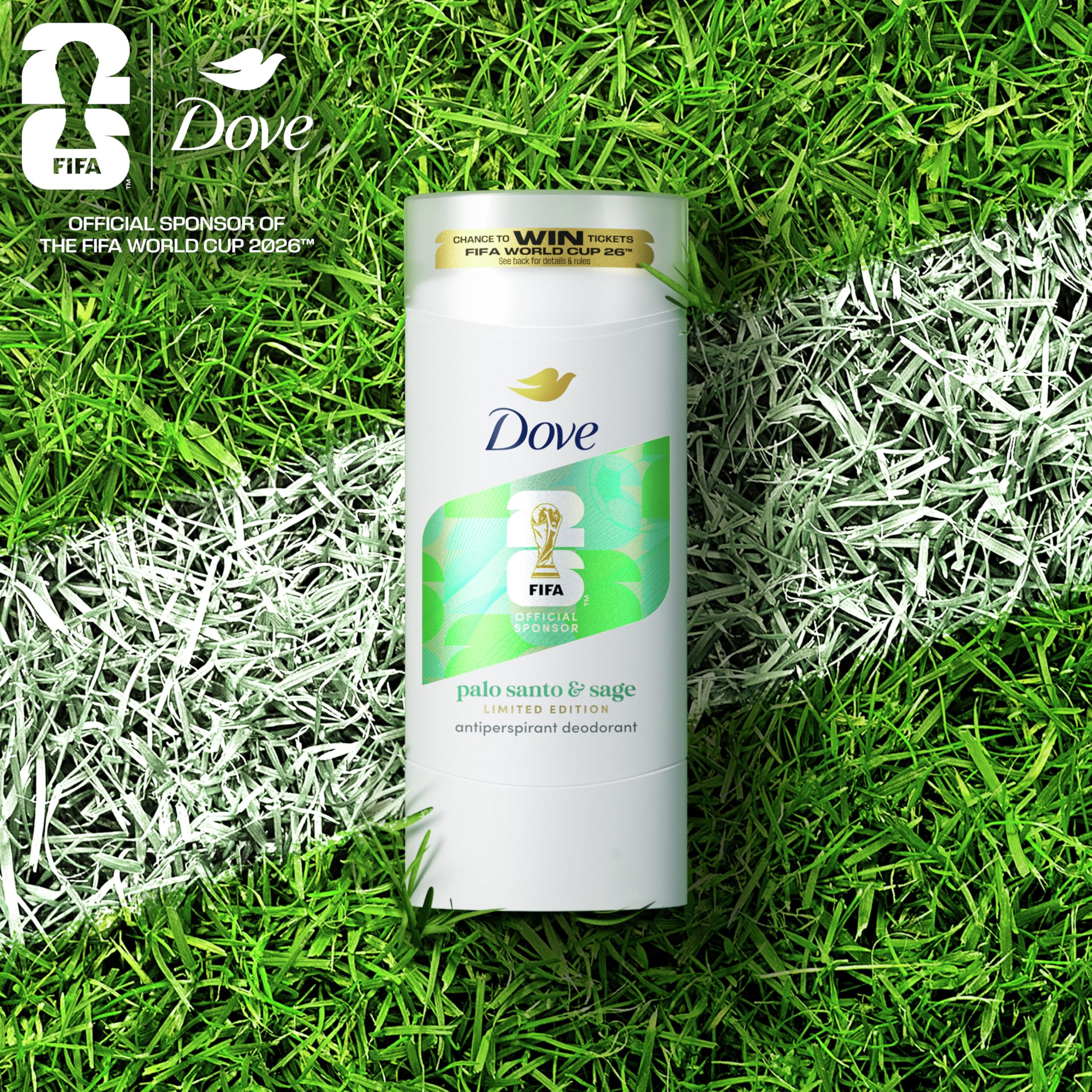 Dove Palo Santo & Sage aroma notes convey warm palo santo and sage scent.