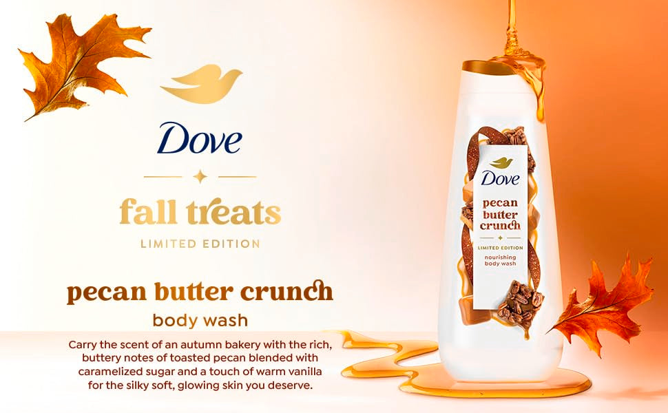 Dove Pecan Buttercrunch festive packaging on a shelf.
