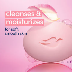 Dove Pink Beauty Bar delicately scented for a refreshing cleanse.