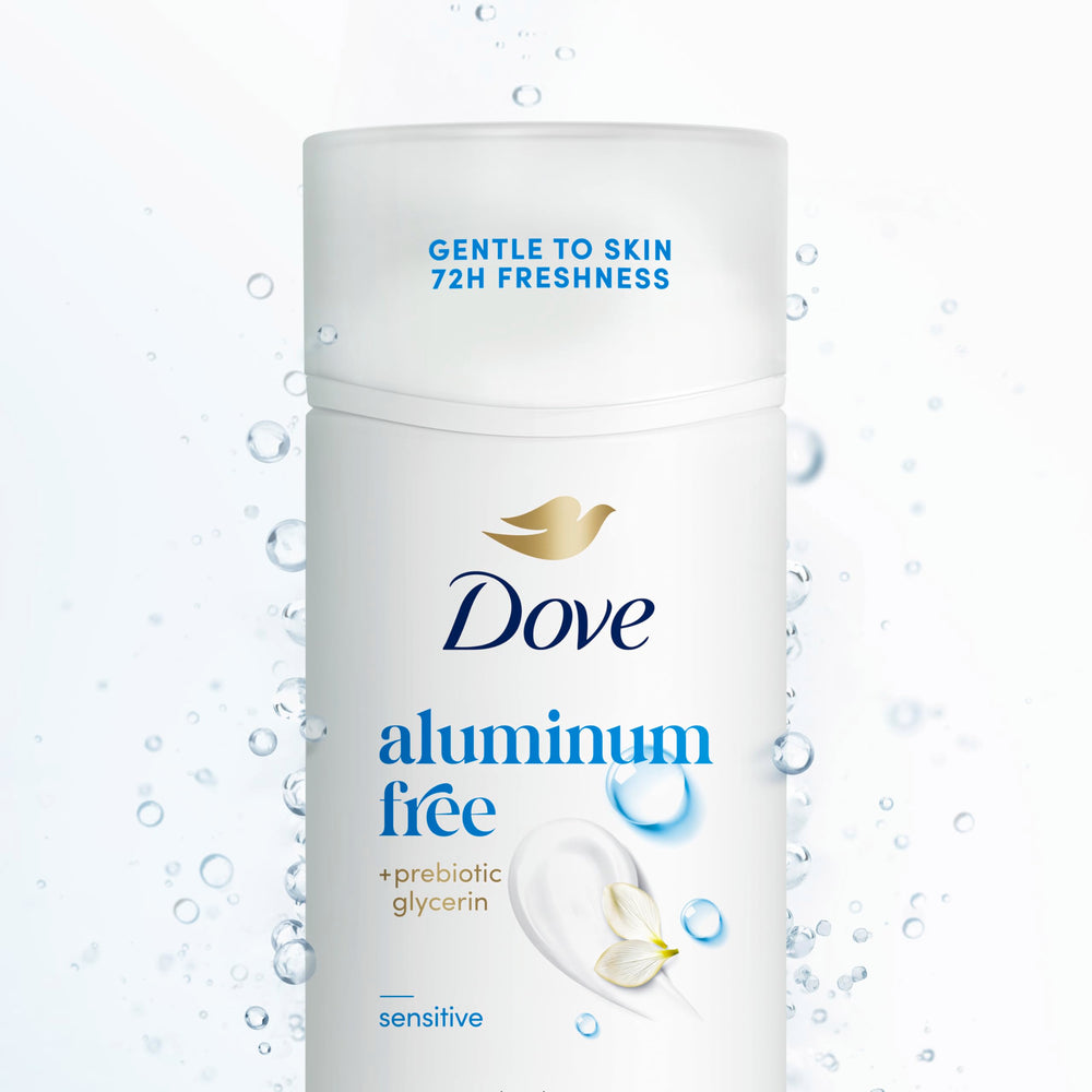 Dove prebiotic glycerin supports comfortable underarms
