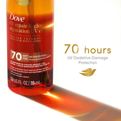 Protección de 70 horas para cabello, acabado radiante.