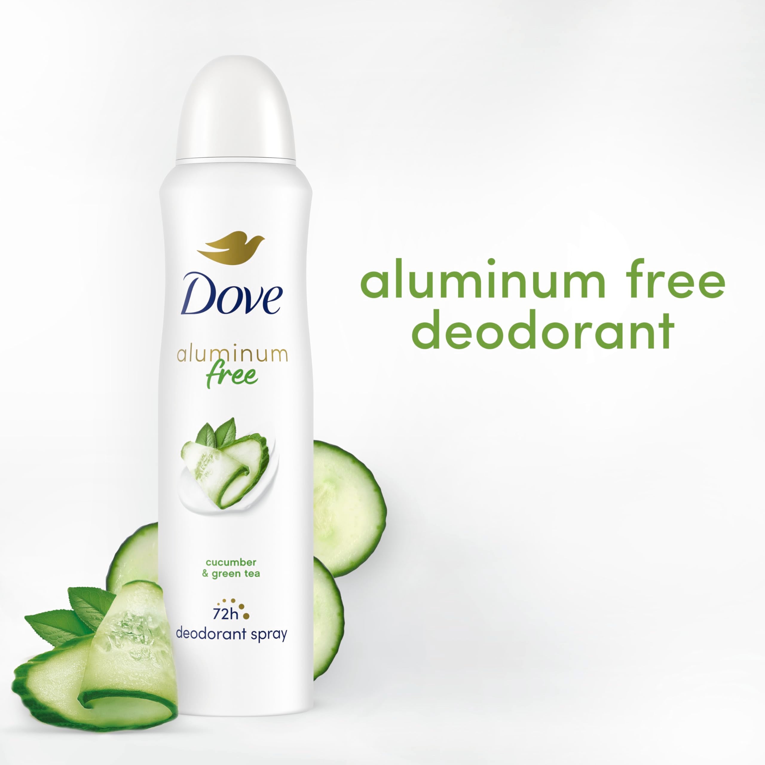 Dove deodorant with one-quarter moisturizers for underarm care.