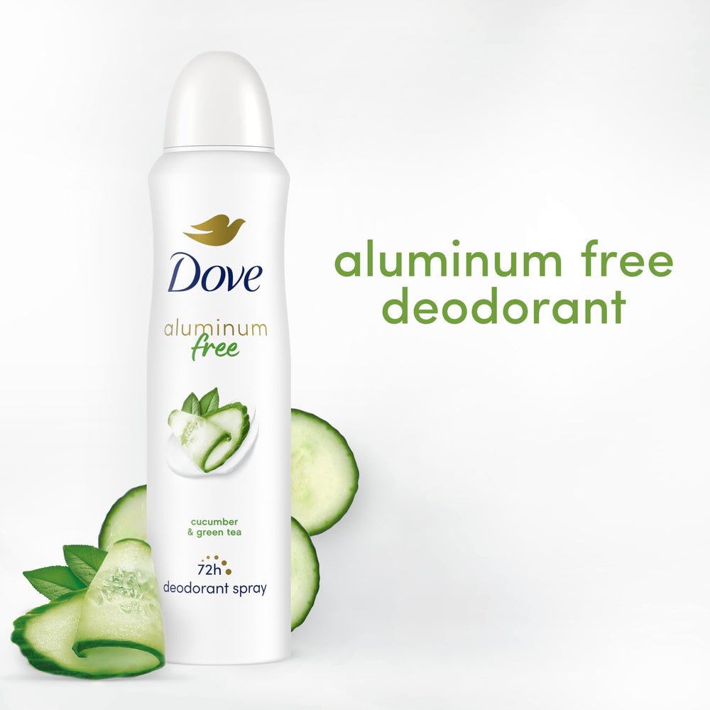 Dove deodorant with one-quarter moisturizers for underarm care.