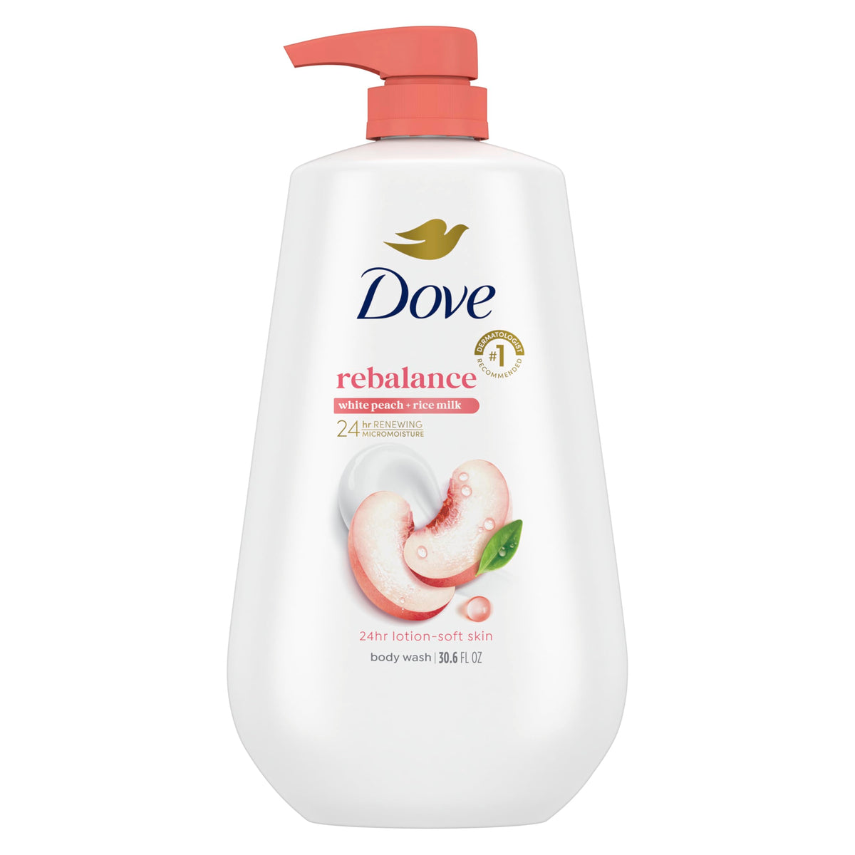 Dove Rebalance: vertido de botella para una ducha suave y equilibrante