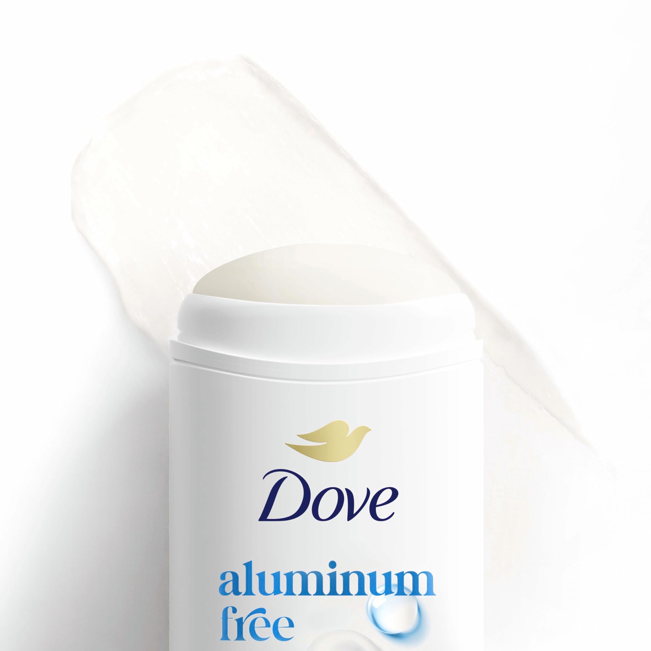 Dove Sensitive deodorant stick promotes soft skin with glycerin