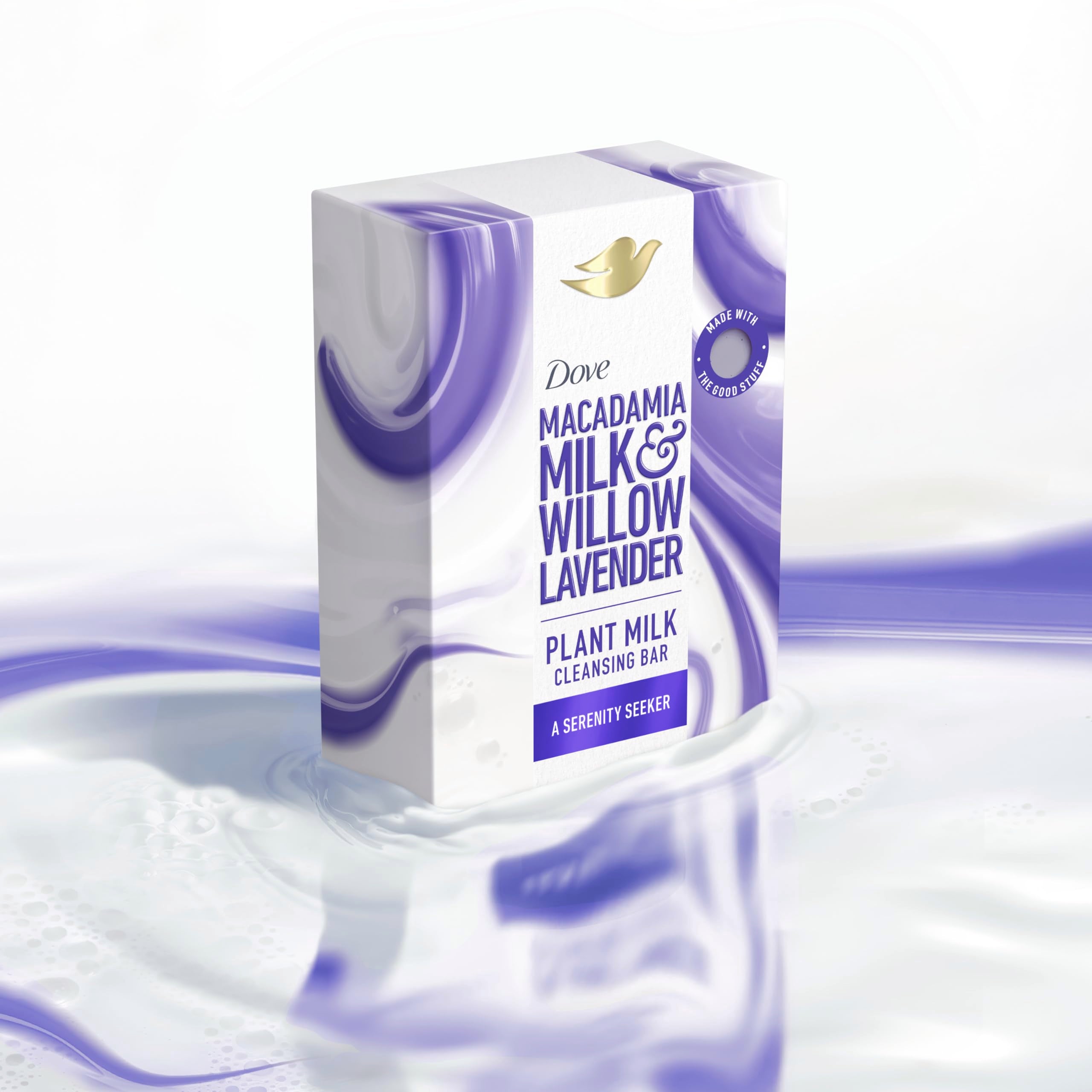 Dove Serenity Seeker: barra sin parabenos para piel sensible.