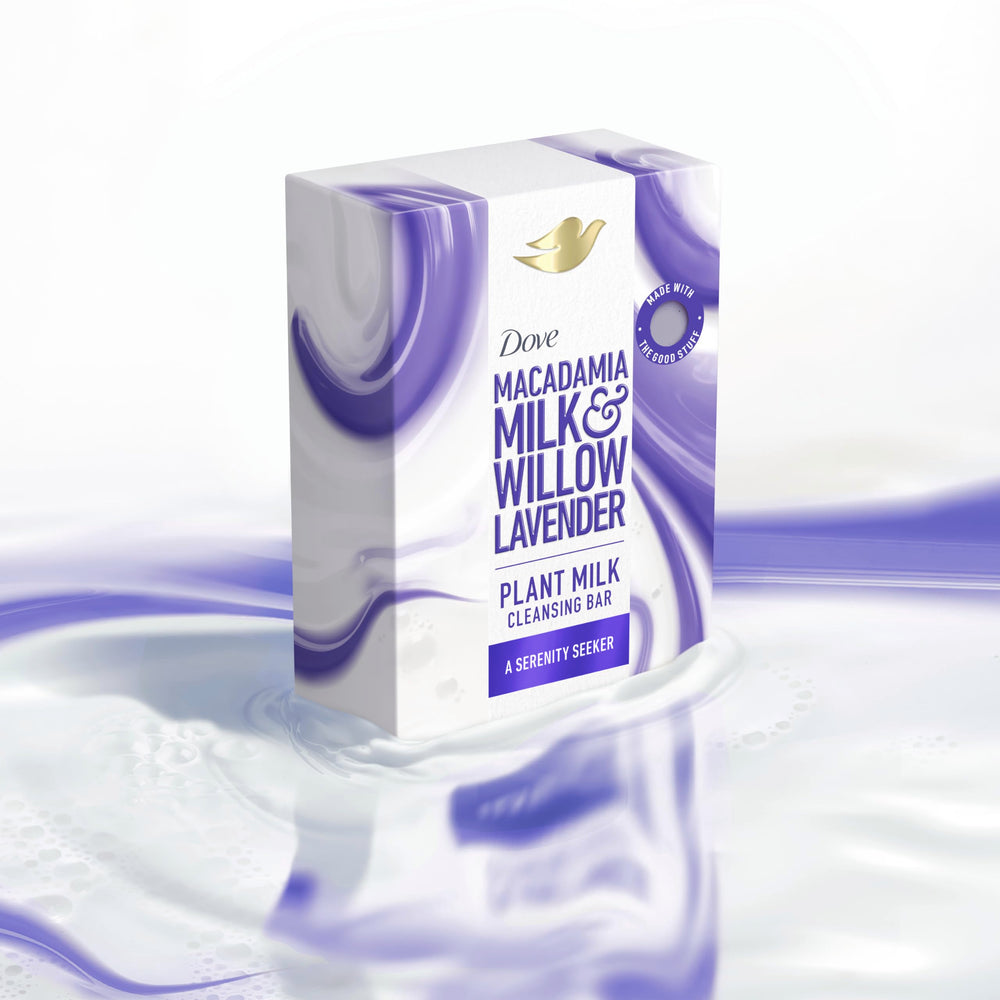 Dove Serenity Seeker: barra sin parabenos para piel sensible.