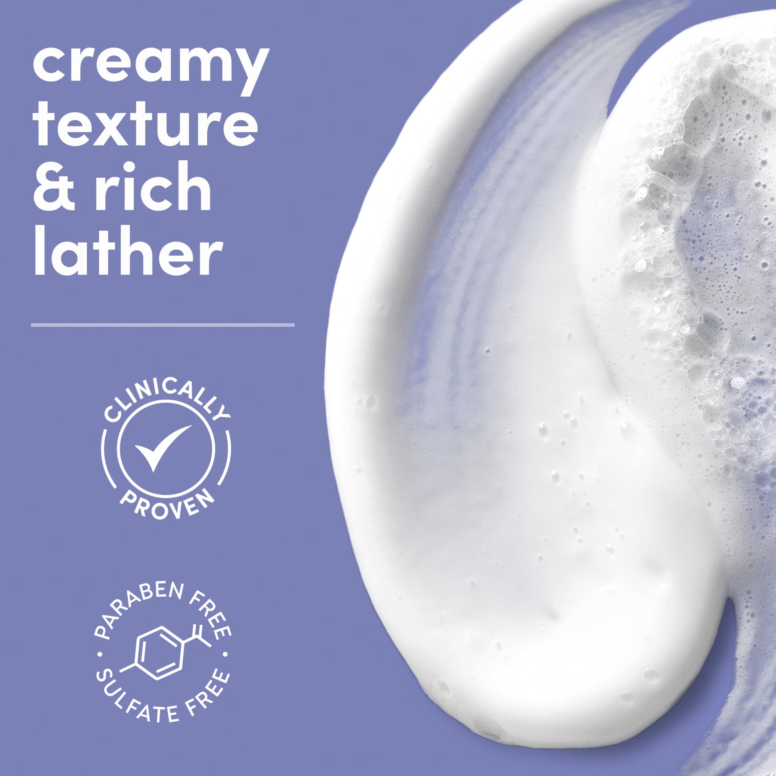 Dove Serum Body Wash aroma cálido de avena durante la ducha calmante.