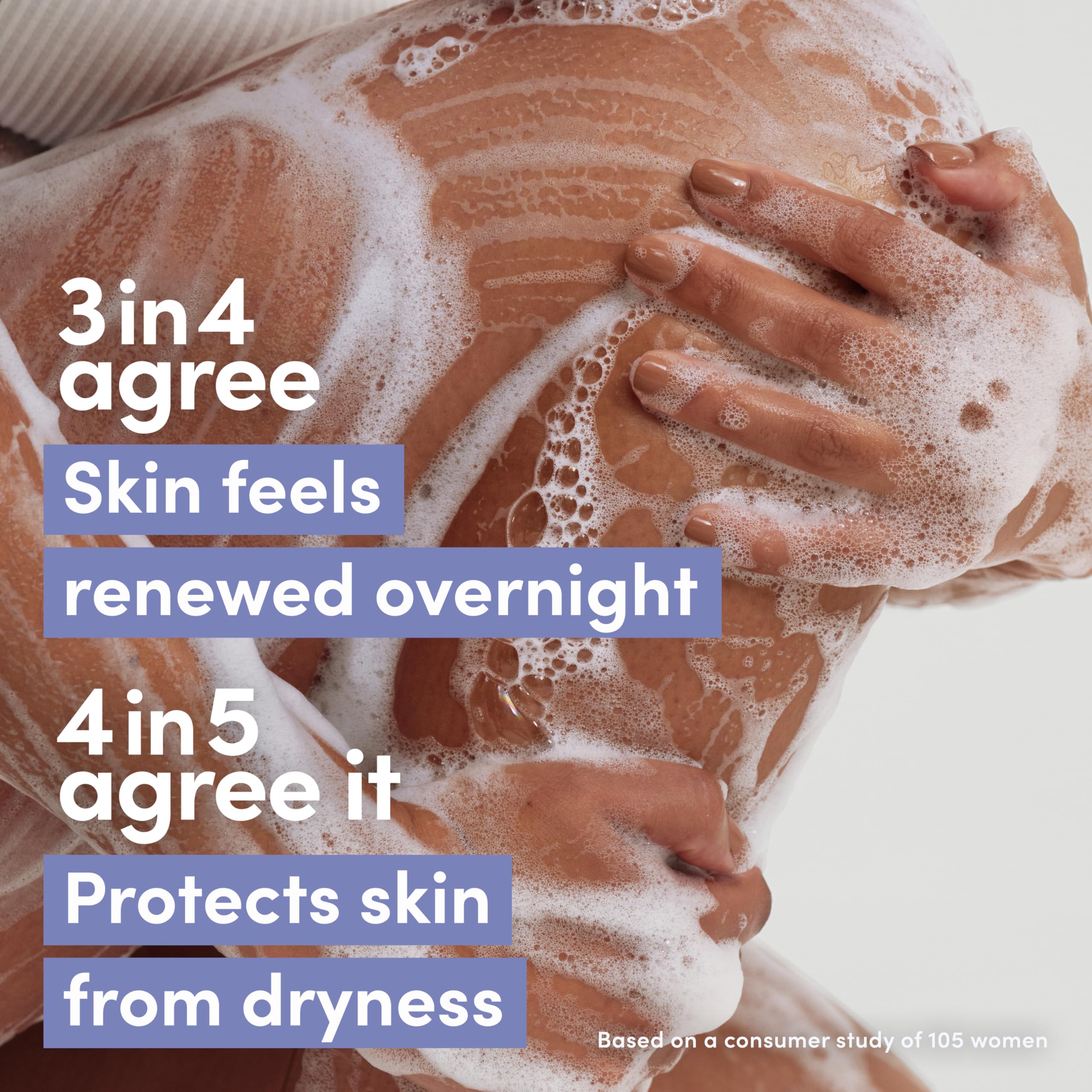 Dove Serum Body Wash ácido hialurónico para hidratación profunda y duradera.