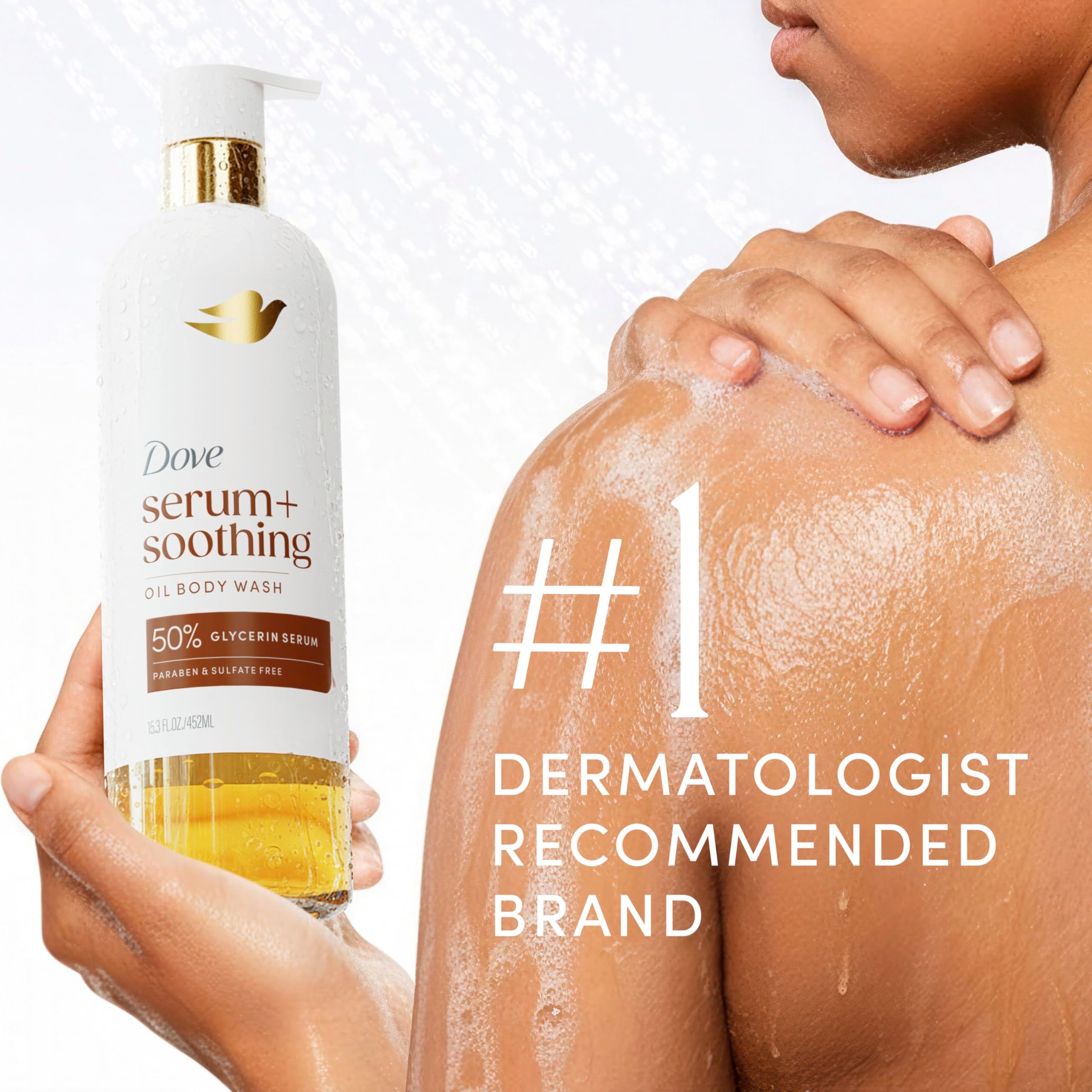 Dove Serum Colaboración Dermatólogos: cuidado suave confiable.