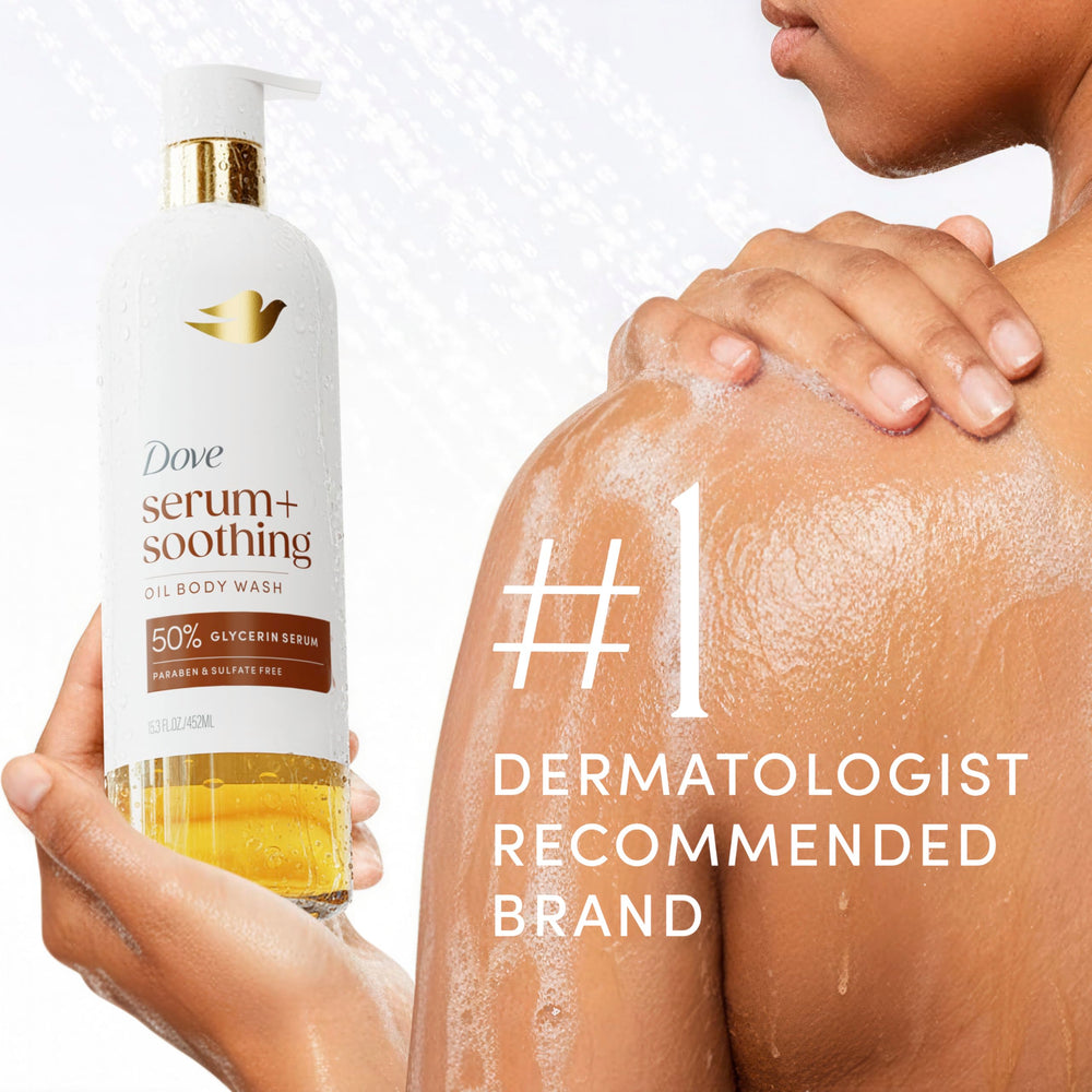 Dove Serum Colaboración Dermatólogos: cuidado suave confiable.