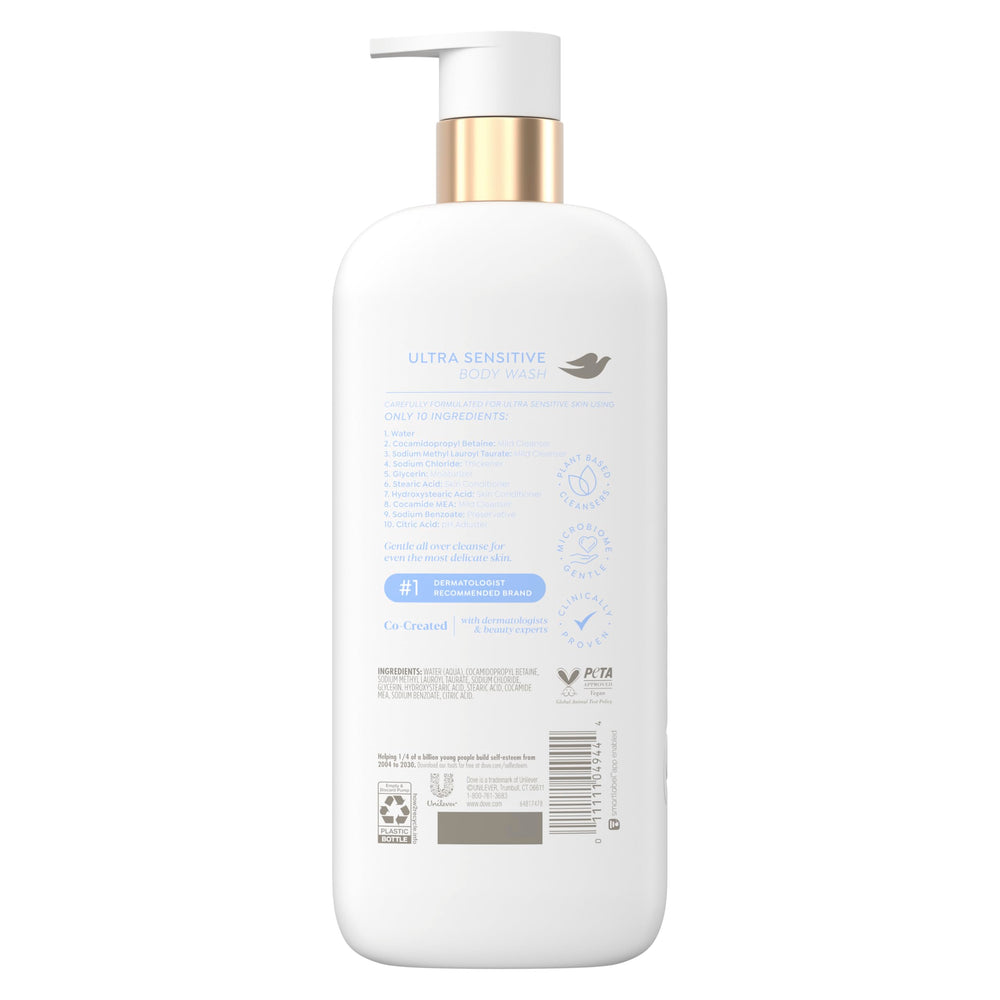 Dove Serum: espuma suave generada por la lavada en gel.