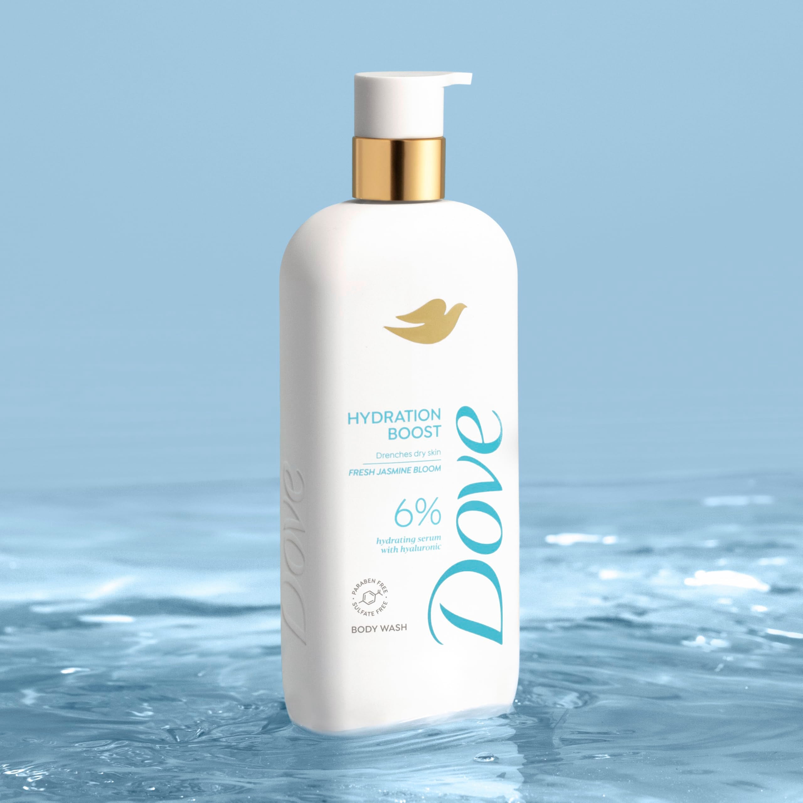 Dove sérum textura cremosa para la ducha.