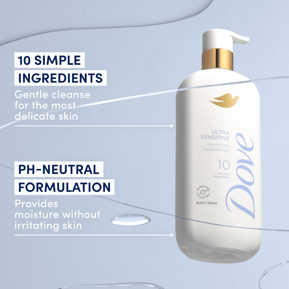 Dove Serum: textura de gel que forma espuma suave.