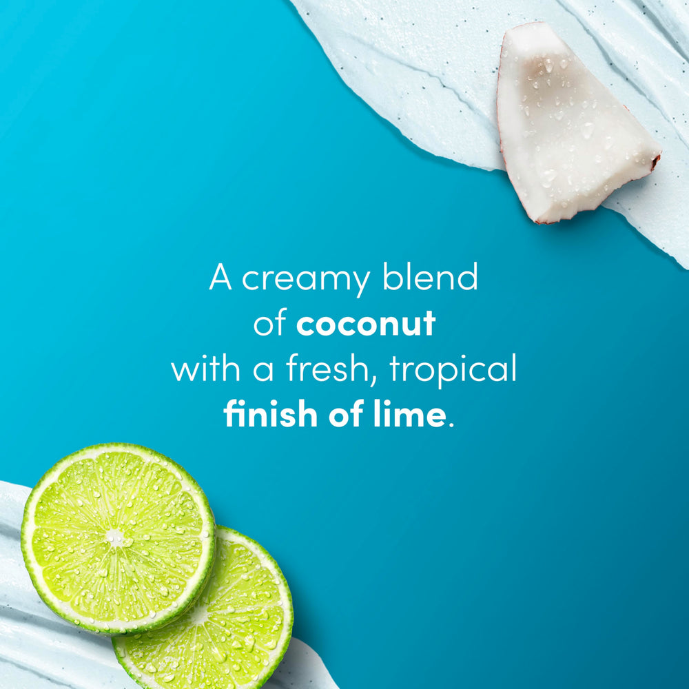 Dove smooth, silky skin after using the scrub