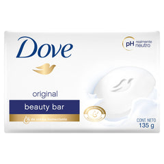Dove Soap Original bar front view, gentle daily cleanse.