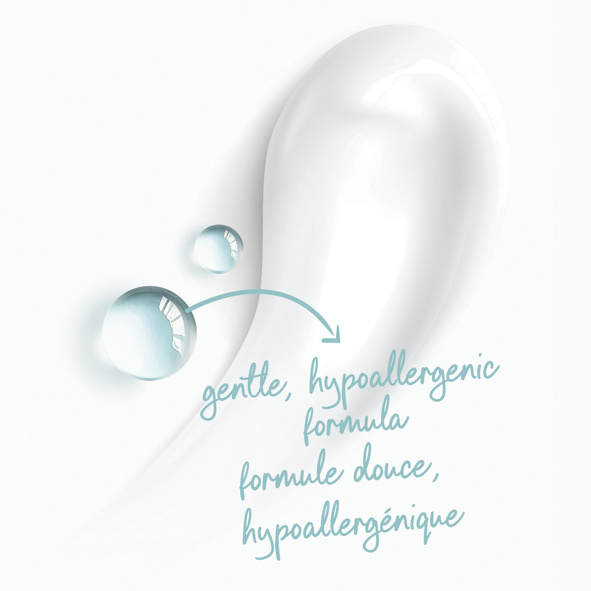 Dove sulfate-free formula bottle emphasizes mild cleansing for sensitive skin.