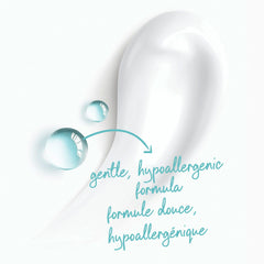 Dove sulfate-free formula bottle emphasizes mild cleansing for sensitive skin.