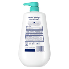 Dove textura gel hidratante, consistencia ligera para duchas diarias.