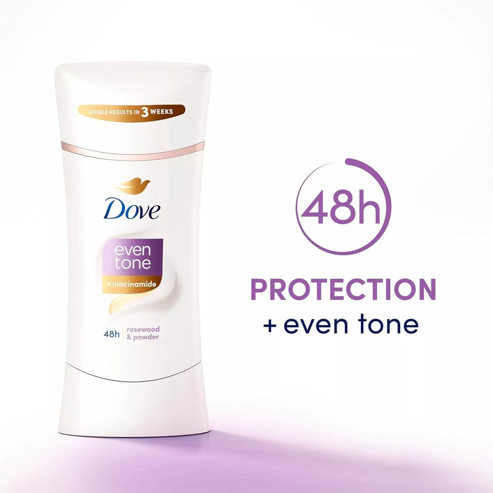 Dove Tono Uniforme Stick aroma fresco durante el día