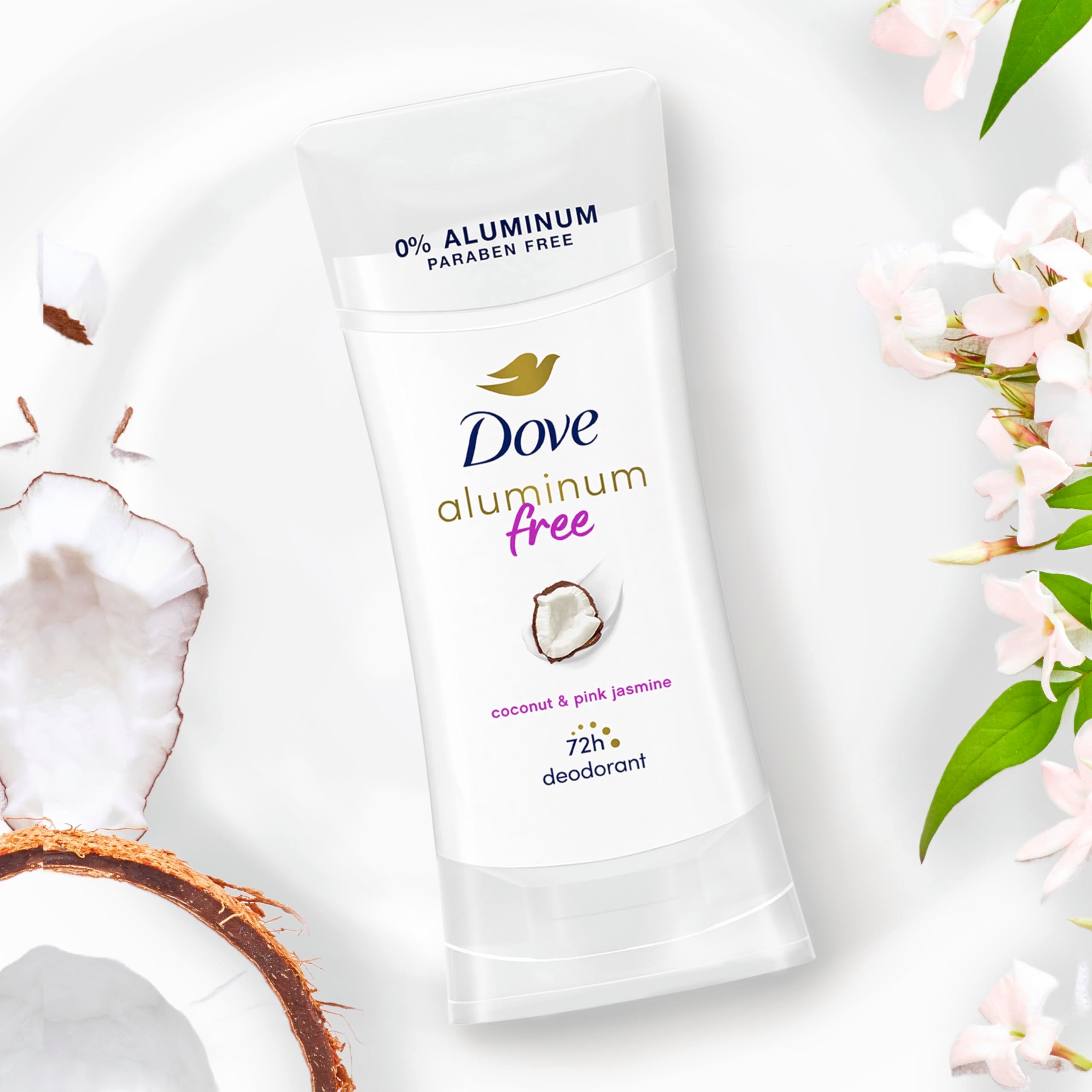 Dove travel-friendly deodorant pack fitting purses and desks