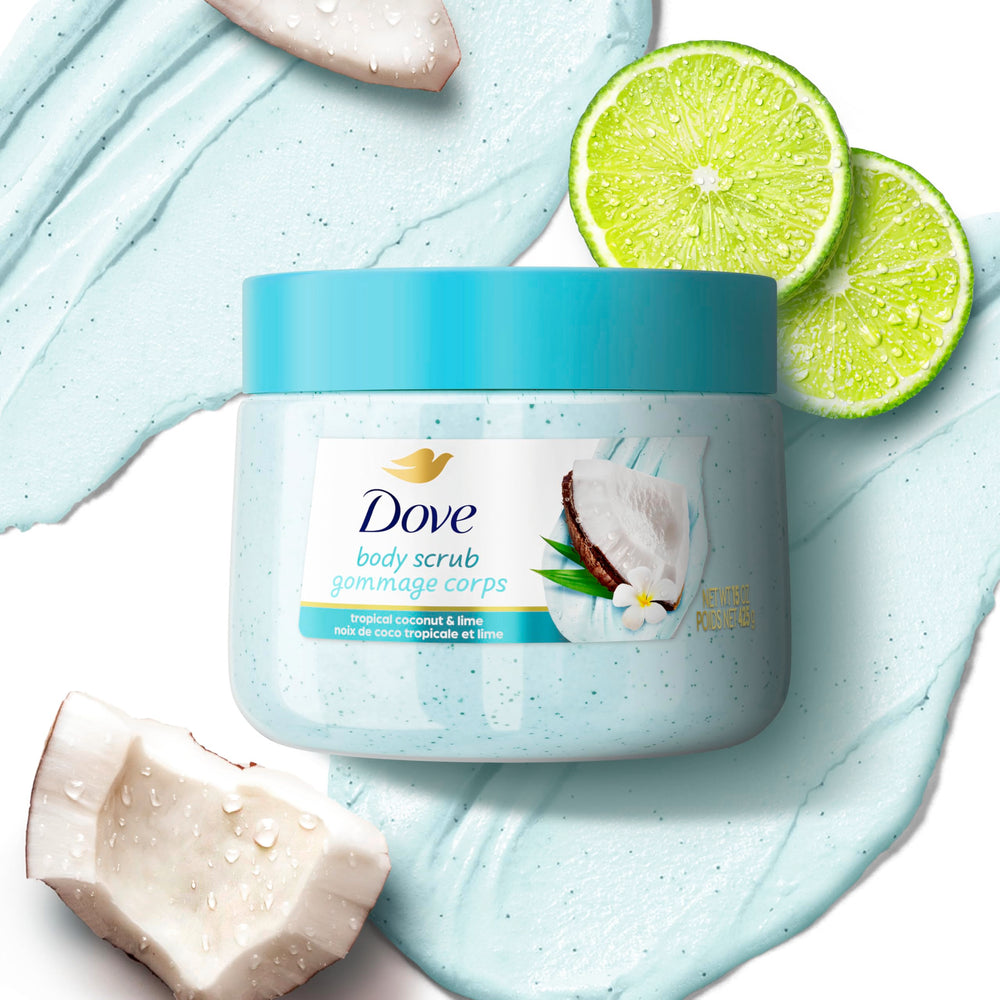 Refreshing tropical coconut and lime scent enhances your shower routine