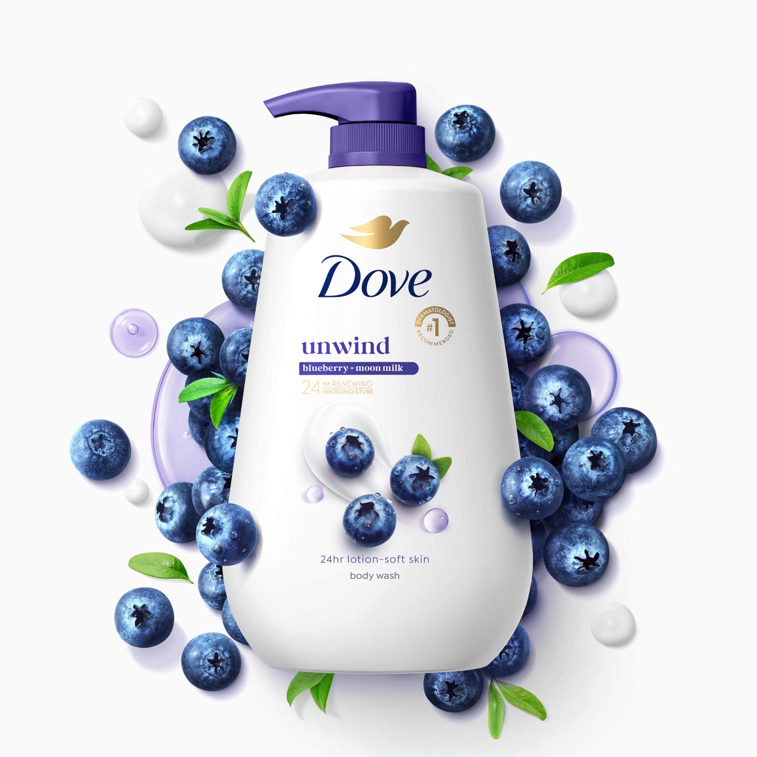 Dove Unwind aroma relajante para tu ritual diario de ducha.