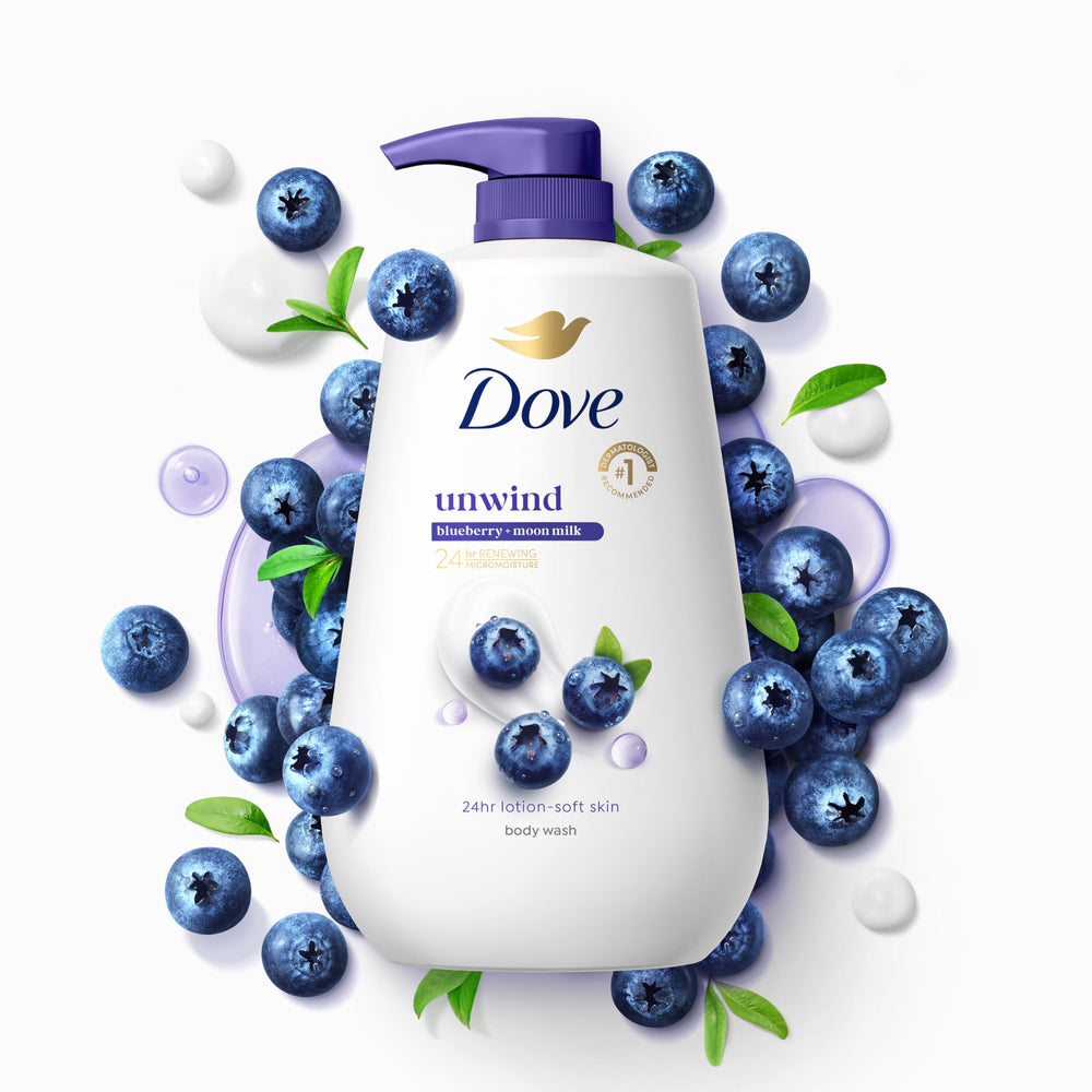 Dove Unwind aroma relajante para tu ritual diario de ducha.