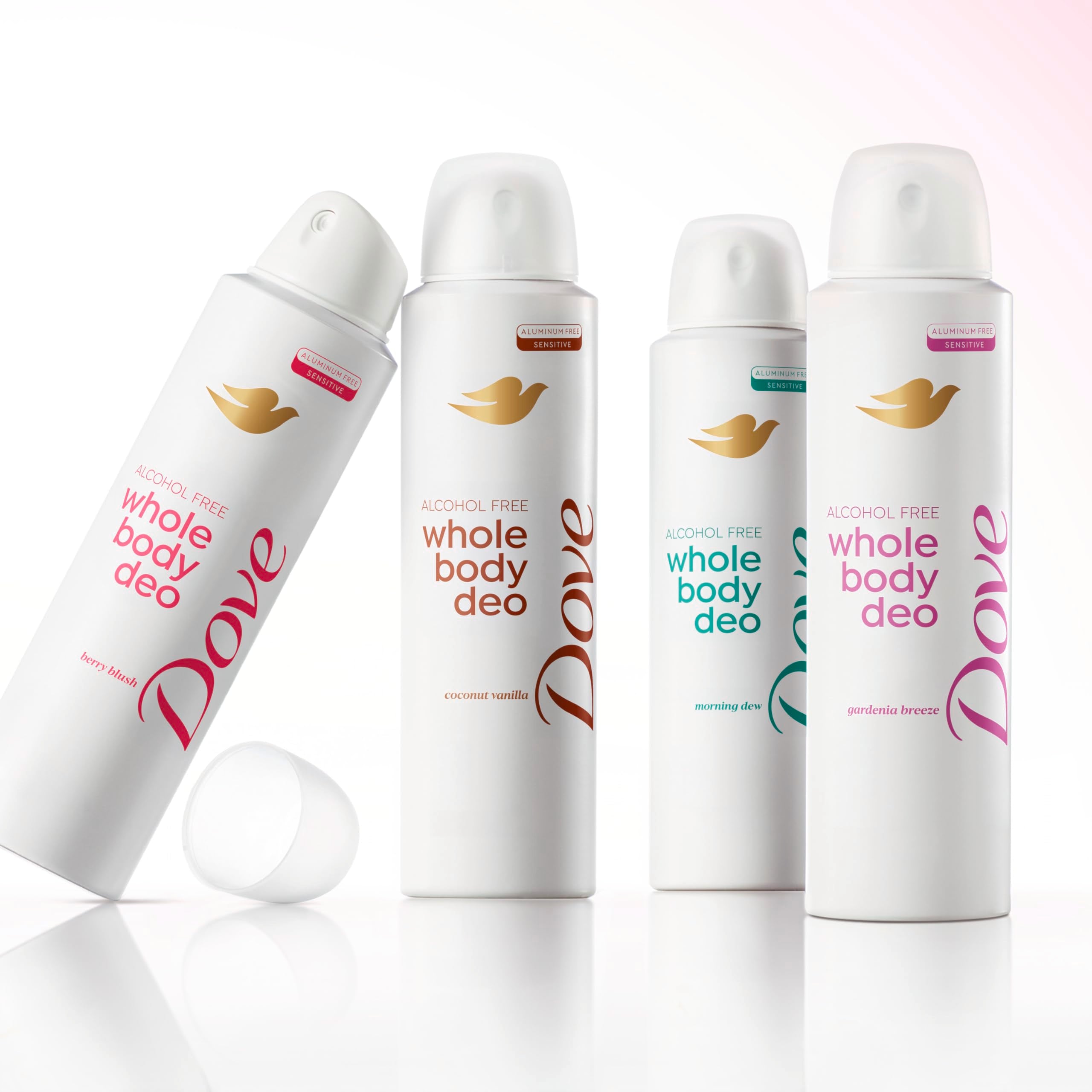 Dove para áreas sensibles y piel recién afeitada con suavidad.