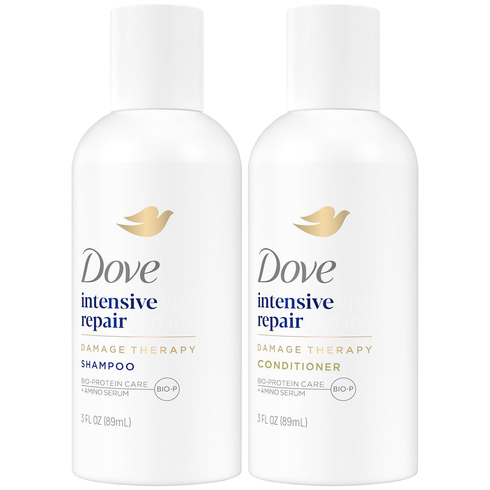 Conjunto Dove de viaje para cabello suave y nutrido en cada lavado.