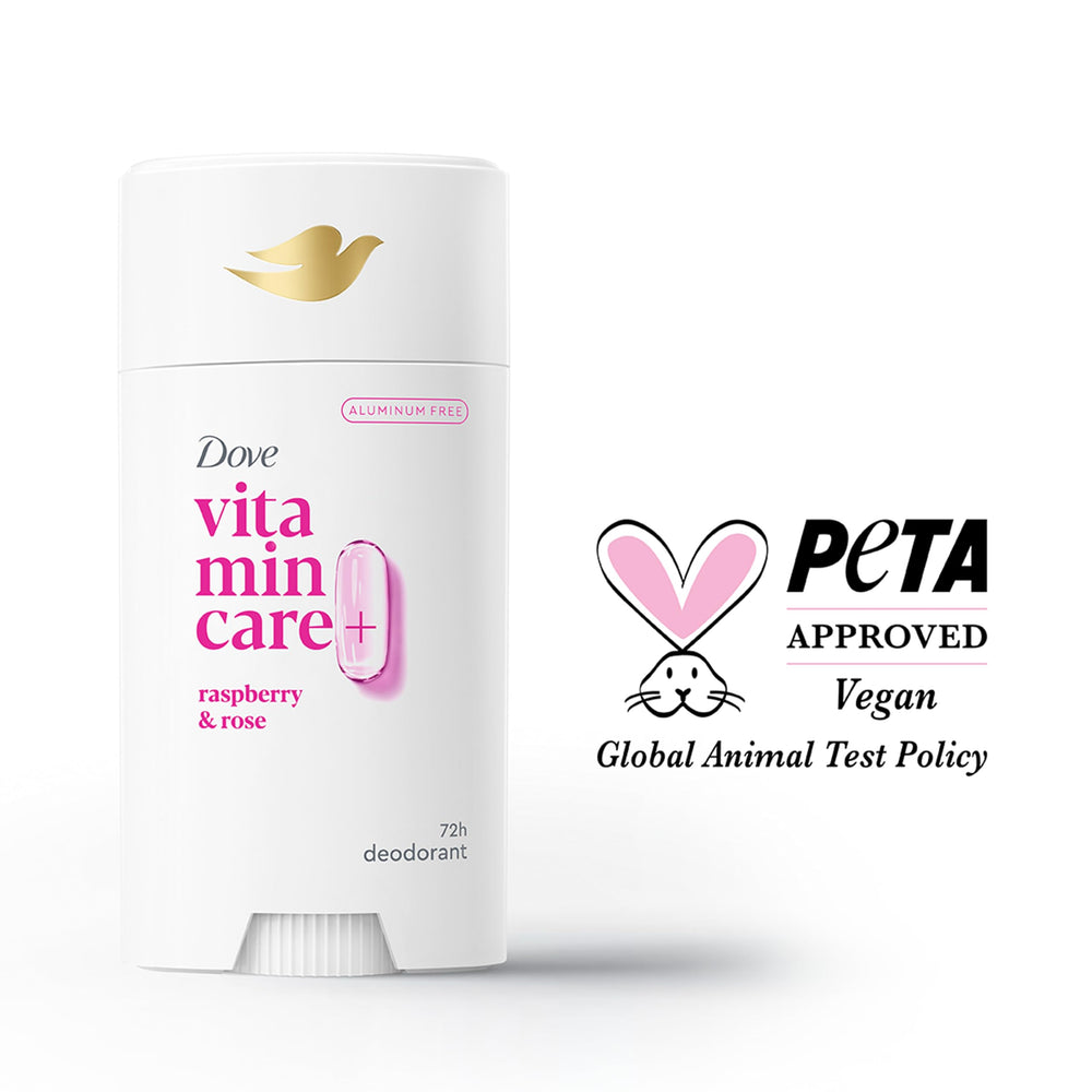 Experiencia fresca y ligera de Dove VitaminCare+ para uso diario.
