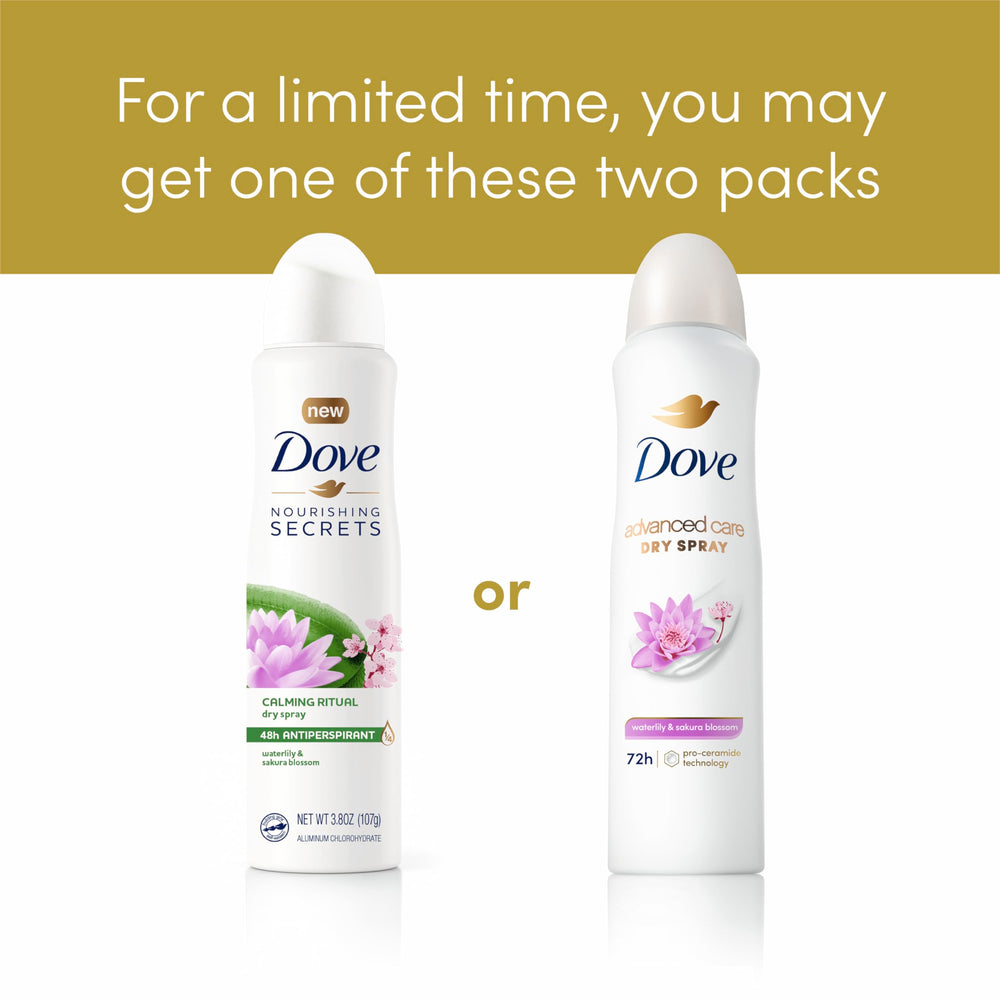 Dove Waterlily Sakura Blossom fragrance, light and refreshing for daily refresh.
