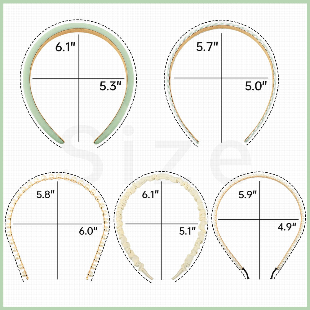 DOXISHRUKY wide headband blue-white comfort reduces pressure during wear